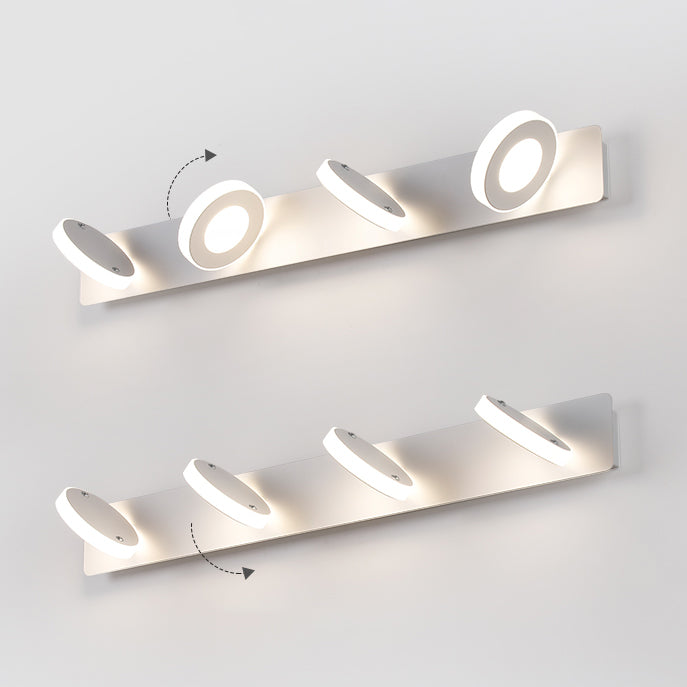 Lampada specchio per trucco moderna semplice lampada da parete rotabile per bagno bagno