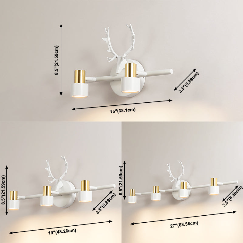 Amour de maquillage miroir lampe à luminaire mural simple moderne pour les toilettes de la salle de bain
