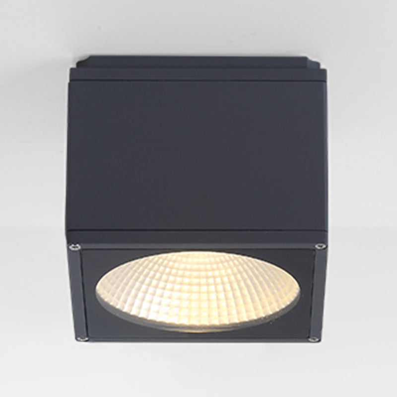 1-Light Flush Mount Einbauleuchte Traditionelle Quadratische Einbaulampe mit Acryl-Schatten