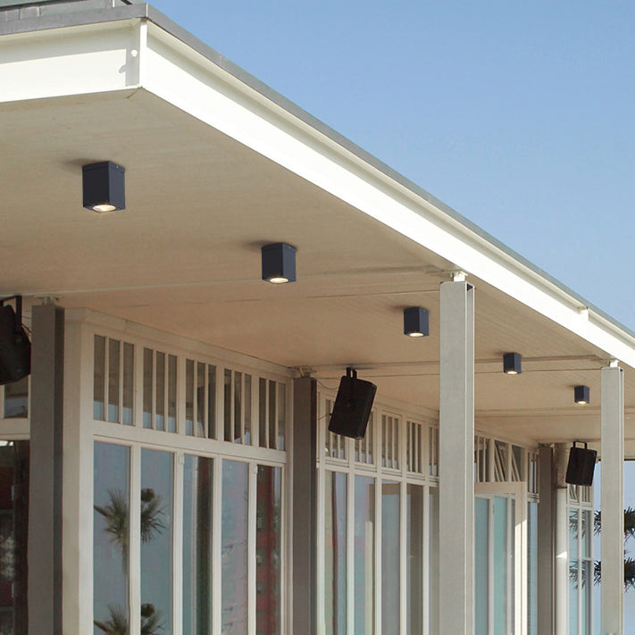 1-Light Flush Mount Einbauleuchte Traditionelle Quadratische Einbaulampe mit Acryl-Schatten