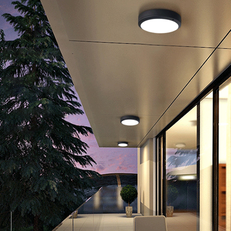 Plafonnier extérieur intérieur simple moderne LED étanche plafonnier