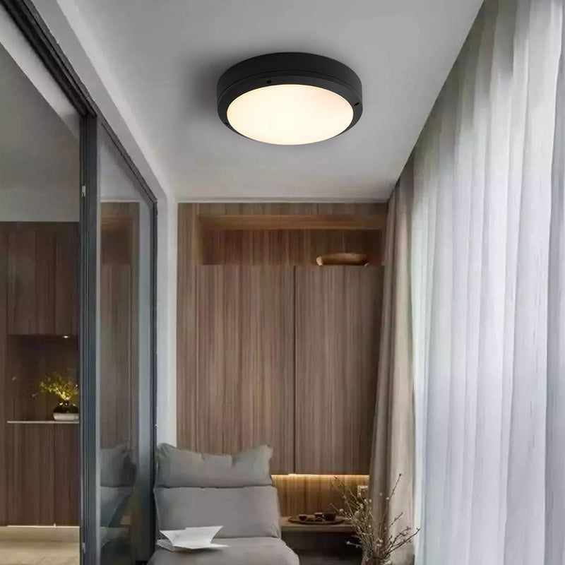 Luz LED de montaje empotrado, moderna, sencilla, resistente al agua, para balcón interior