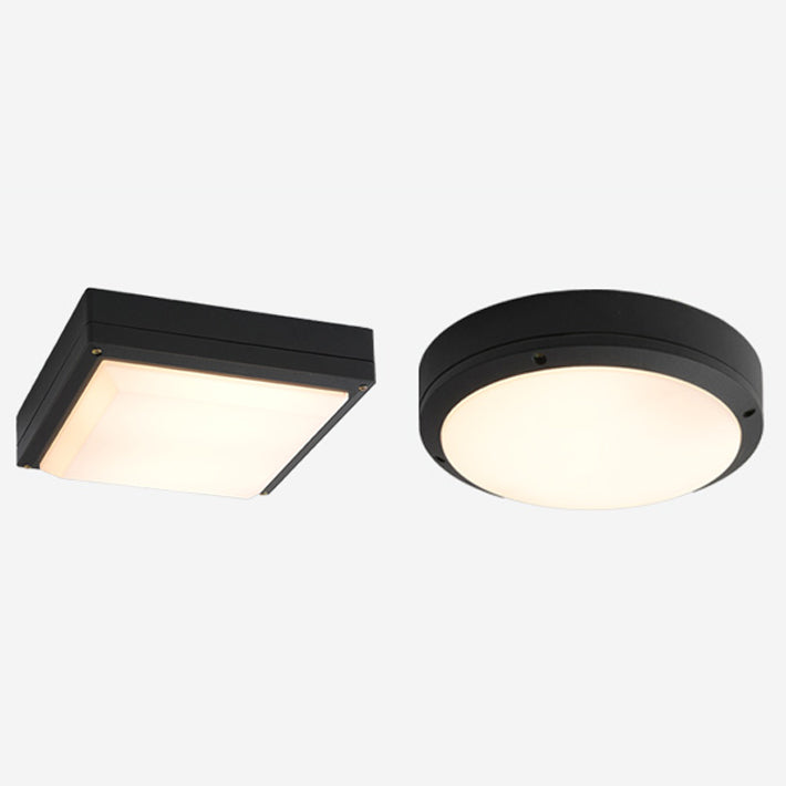Luz LED de montaje empotrado, moderna, sencilla, resistente al agua, para balcón interior