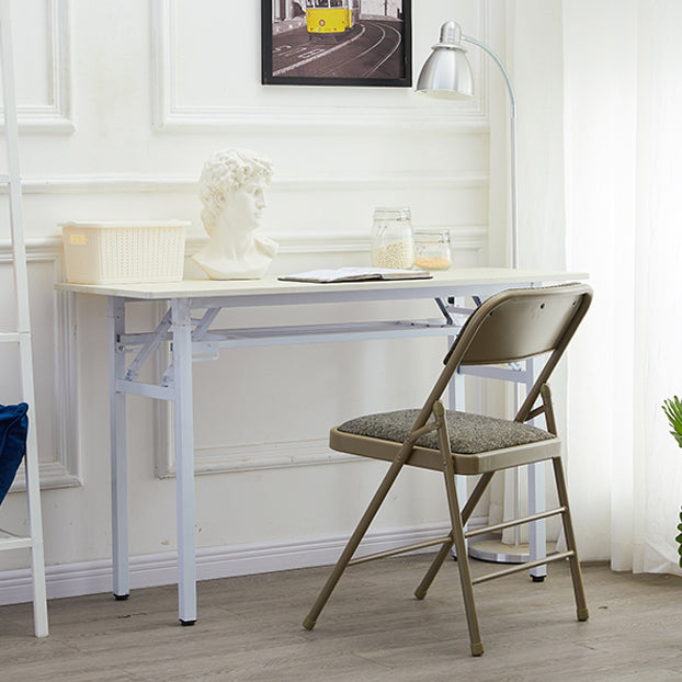Silla lateral contemporánea, silla lateral de comedor sin brazos, plegable, de metal, con respaldo abierto