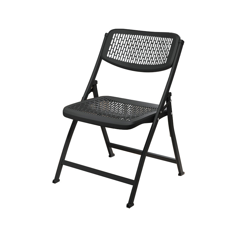 Chaise d'intérieur et d'extérieur moderne, chaise d'appoint pliante en métal à dossier ouvert, pour la maison