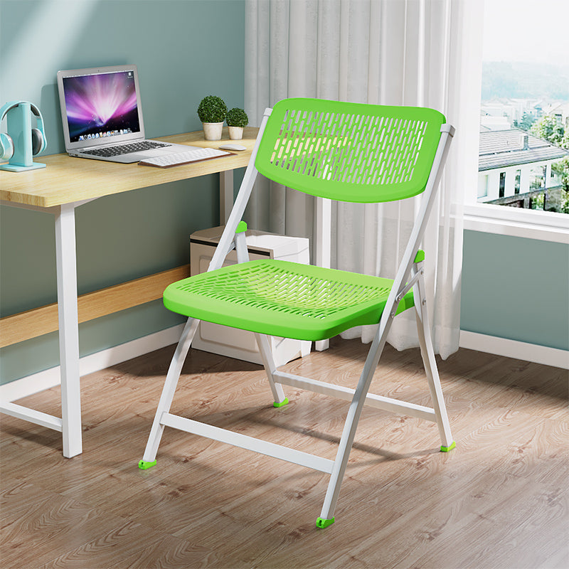 Chaise d'intérieur et d'extérieur moderne, chaise d'appoint pliante en métal à dossier ouvert, pour la maison