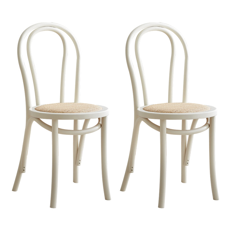 Sillas de madera de haya de estilo moderno, sillas de comedor de cocina con parte trasera Windsor