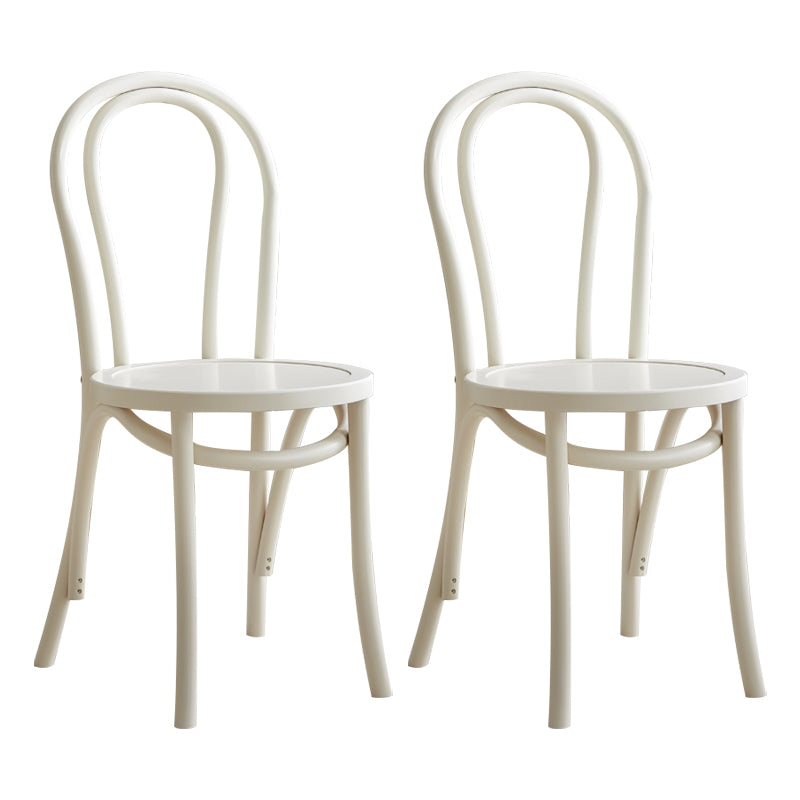 Sillas de madera de haya de estilo moderno, sillas de comedor de cocina con parte trasera Windsor