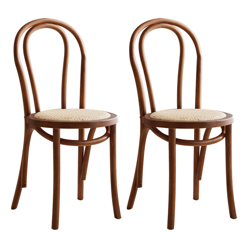 Sillas de madera de haya de estilo moderno, sillas de comedor de cocina con parte trasera Windsor