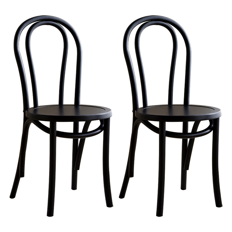 Sillas de madera de haya de estilo moderno, sillas de comedor de cocina con parte trasera Windsor