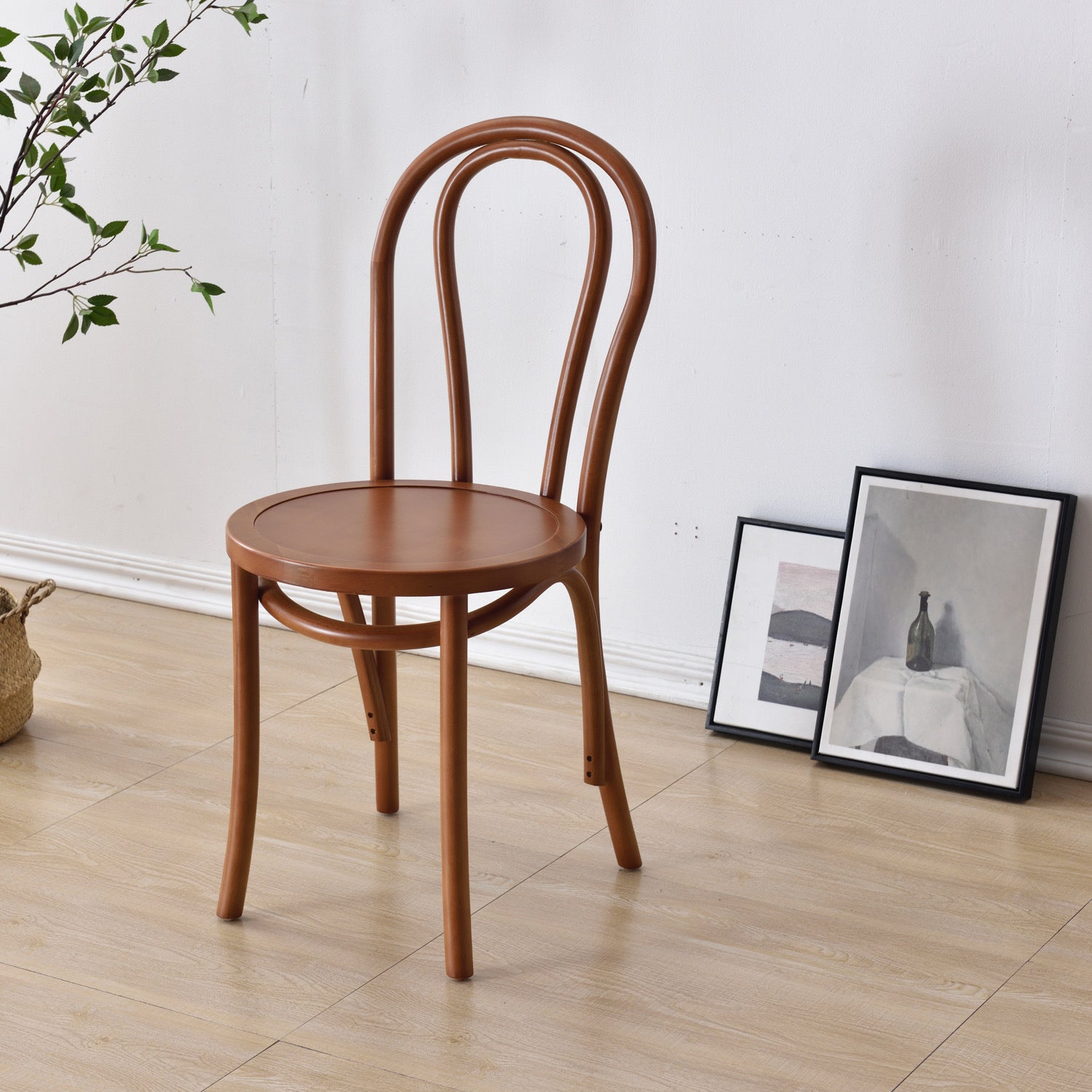 Eigentijdse stijl massieve houten stoel Windsor achterzijde keuken eetstoelen
