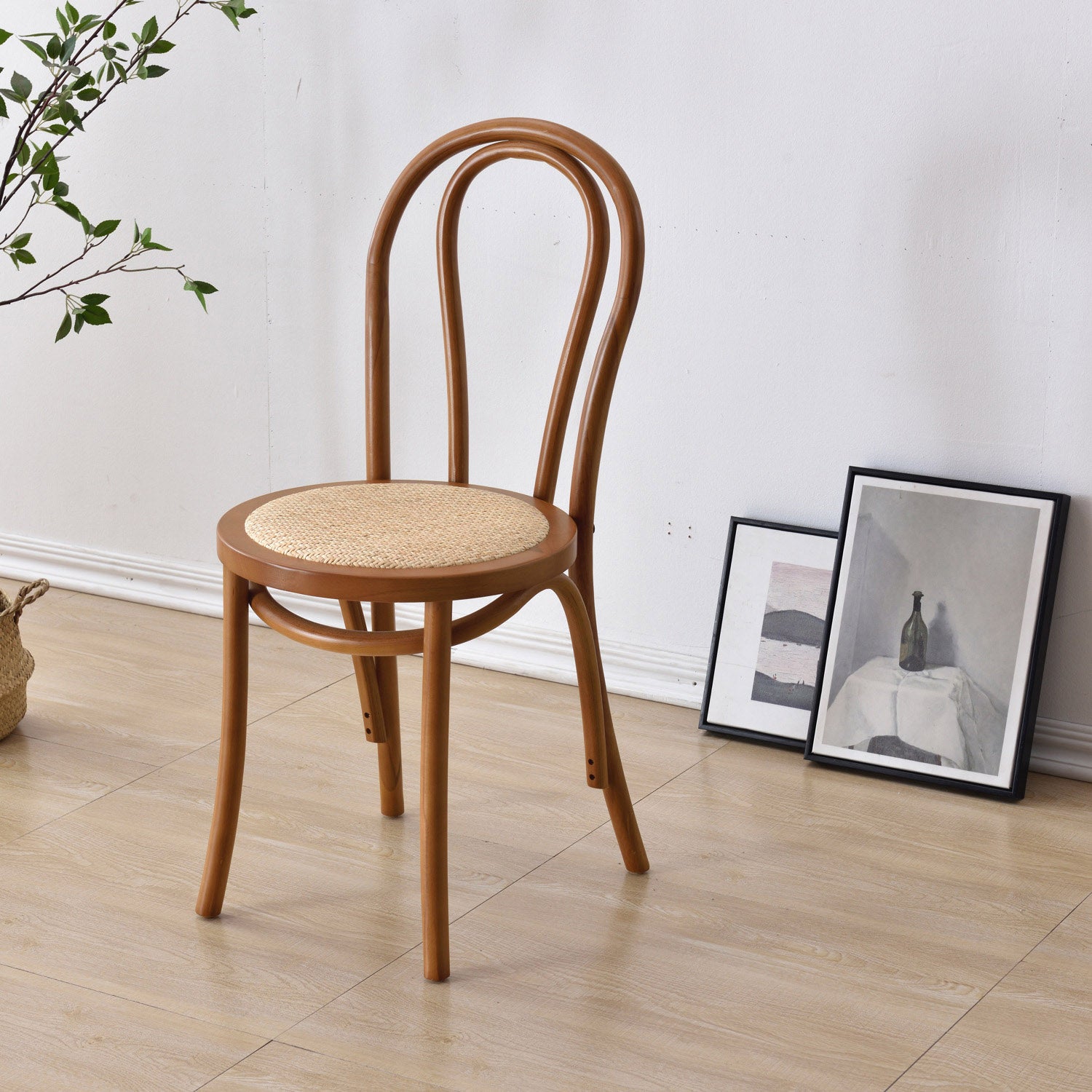 Eigentijdse stijl massieve houten stoel Windsor achterzijde keuken eetstoelen