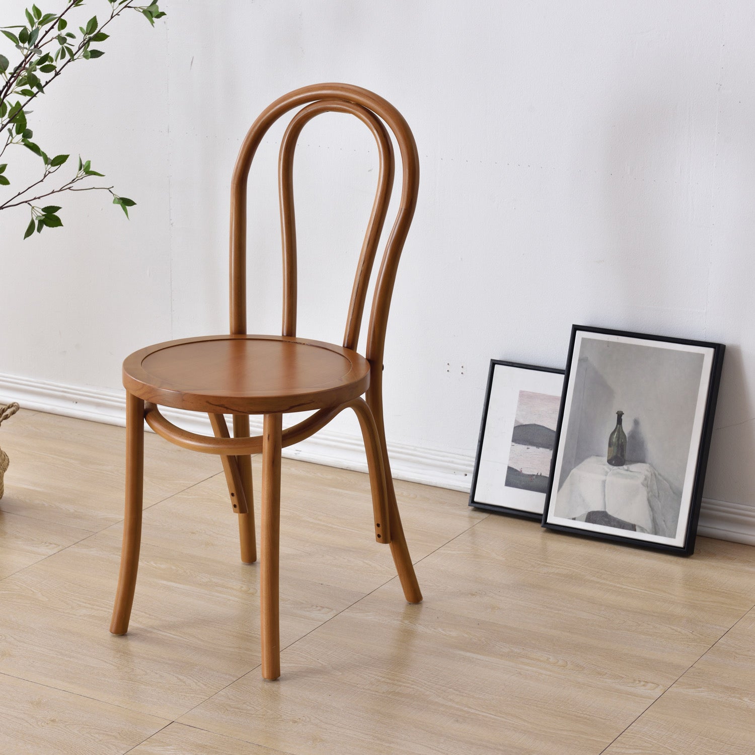 Eigentijdse stijl massieve houten stoel Windsor achterzijde keuken eetstoelen