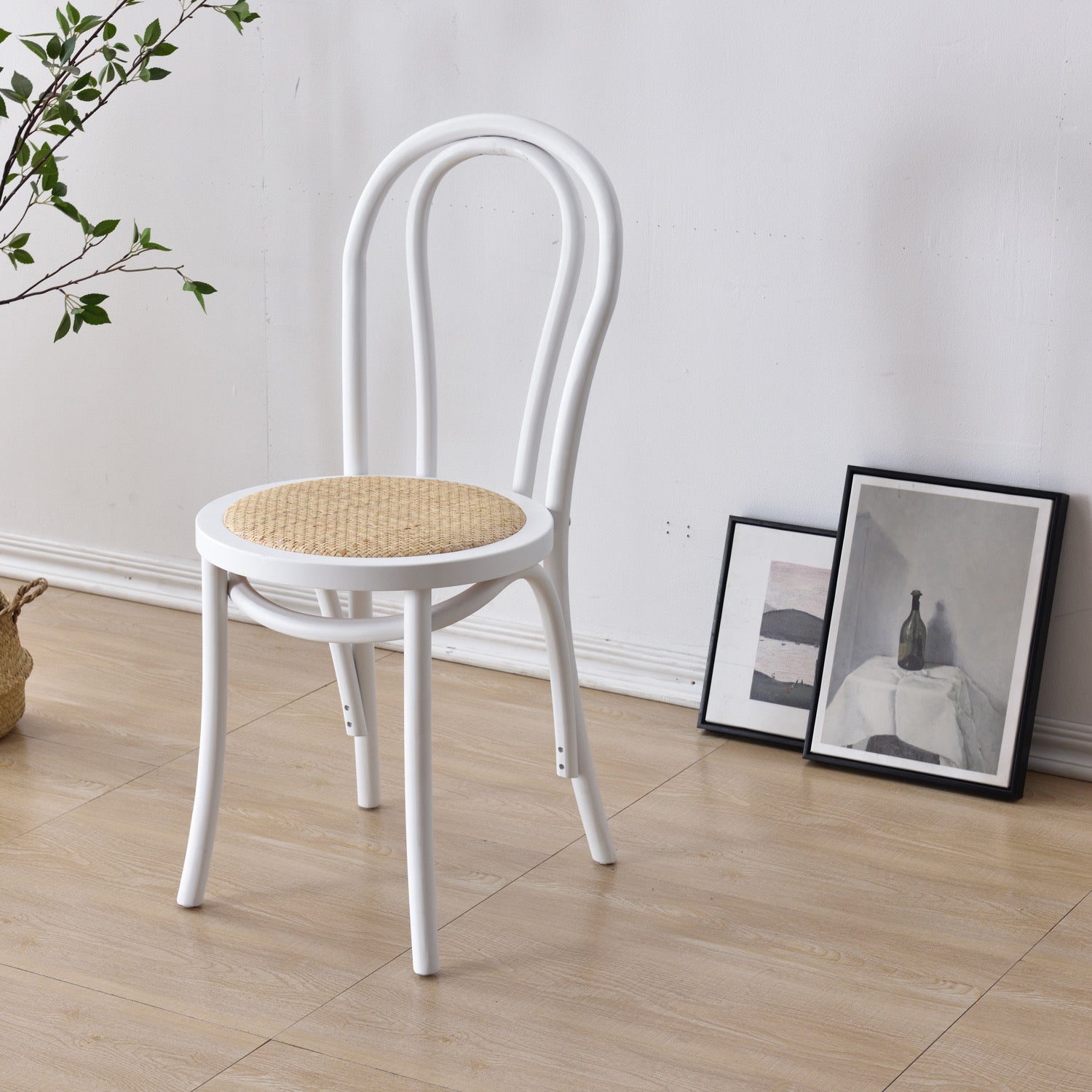Eigentijdse stijl massieve houten stoel Windsor achterzijde keuken eetstoelen