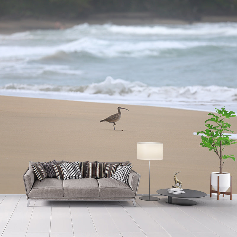 Beach Landscape Murals for Sleeping Room Home Decor, Moisture Resistant