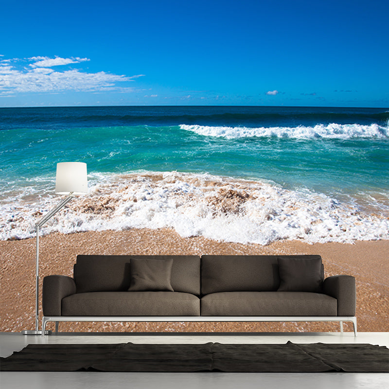 Beach Landscape Murals for Sleeping Room Home Decor, Moisture Resistant