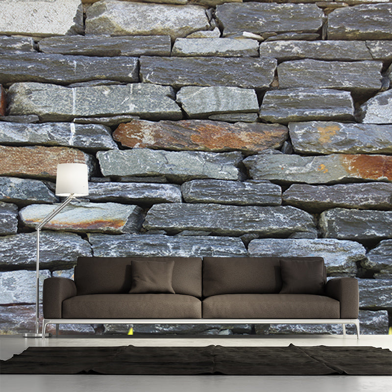 Industrial Style Brick Wall Mural Living Room Wall Art, Personalized Size Available