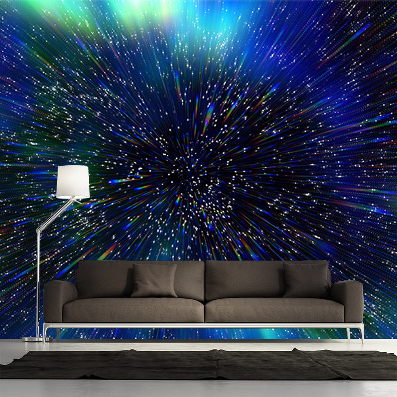 Modern Abstraction Wall Mural Mildew Resistant Wallpaper for Dining Room