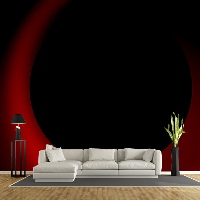 Abstract Mural Wallpaper Illustration Contemporary Stain-Proof Wall Art