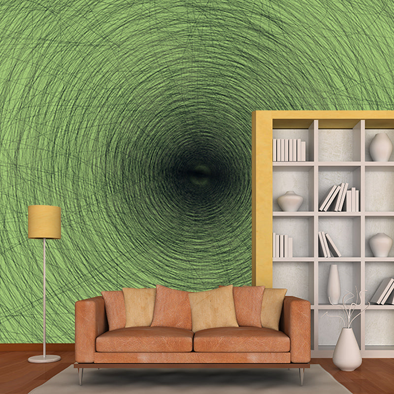 Abstract Mural Wallpaper Illustration Contemporary Stain-Proof Wall Art