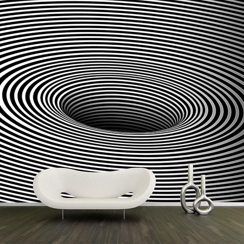 Abstract Mural Wallpaper Illustration Contemporary Stain-Proof Wall Art