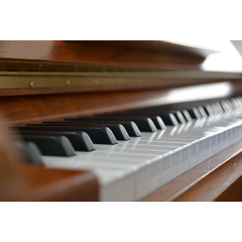 Piano Customized Wall Mural Mildew Resistant Wallpaper for Sitting Room