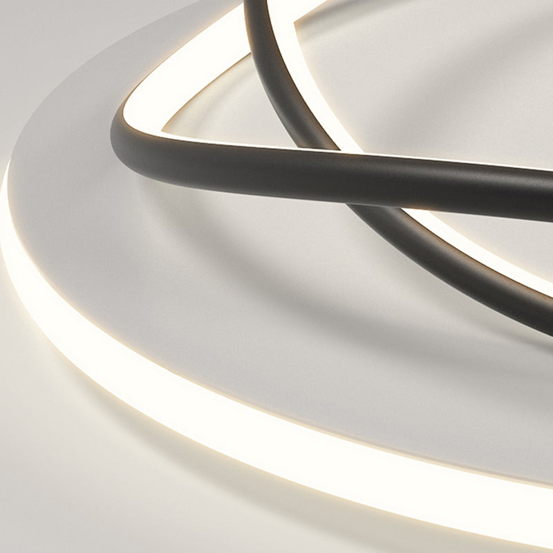 Luces de techo empotradas lineales modernas Luces empotradas de aluminio en blanco y negro