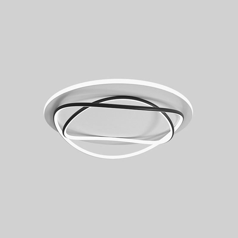 Luces de techo empotradas lineales modernas Luces empotradas de aluminio en blanco y negro