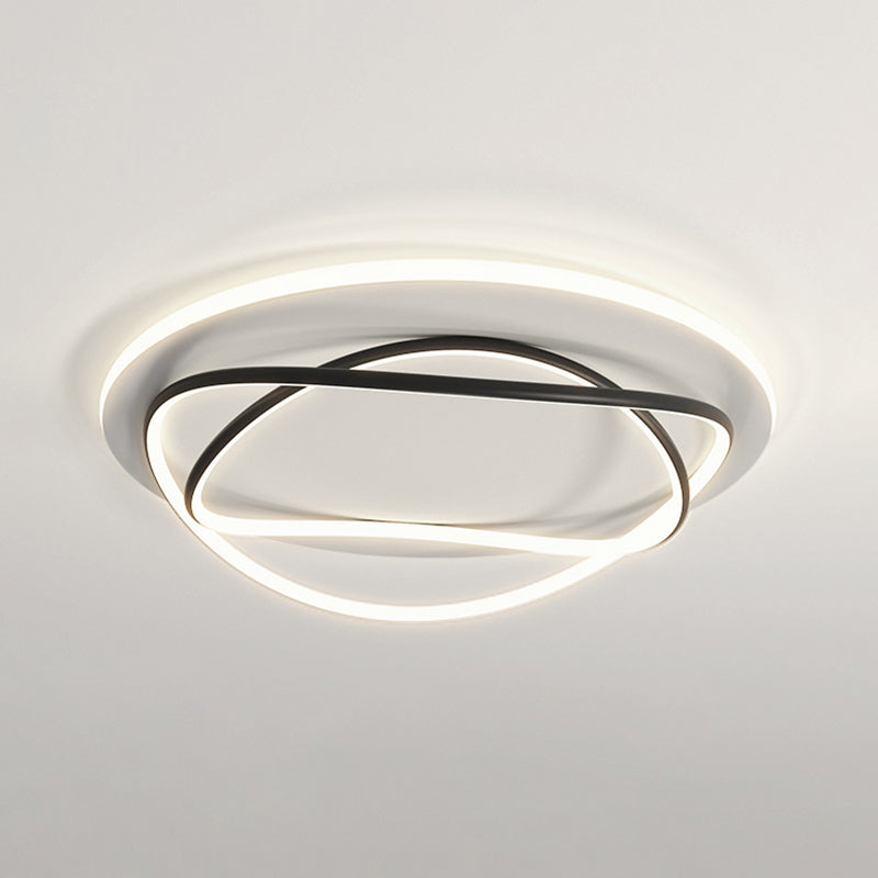 Luces de techo empotradas lineales modernas Luces empotradas de aluminio en blanco y negro