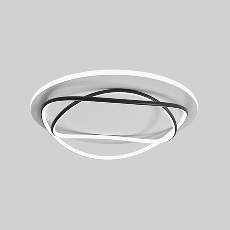 Luces de techo empotradas lineales modernas Luces empotradas de aluminio en blanco y negro