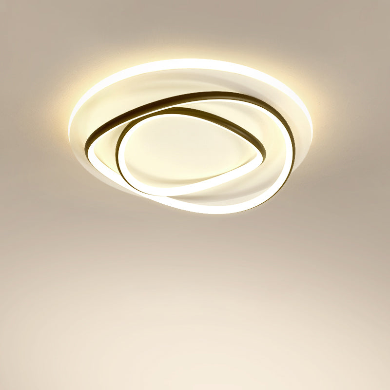 Luces de techo empotradas lineales modernas Luces empotradas de aluminio en blanco y negro