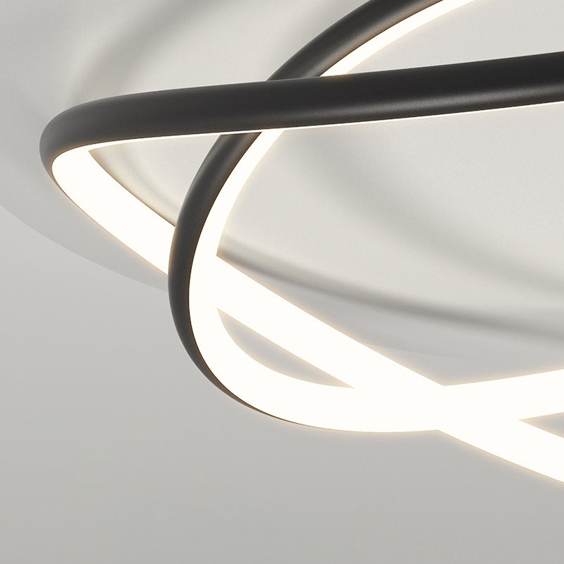 Luces de techo empotradas lineales modernas Luces empotradas de aluminio en blanco y negro