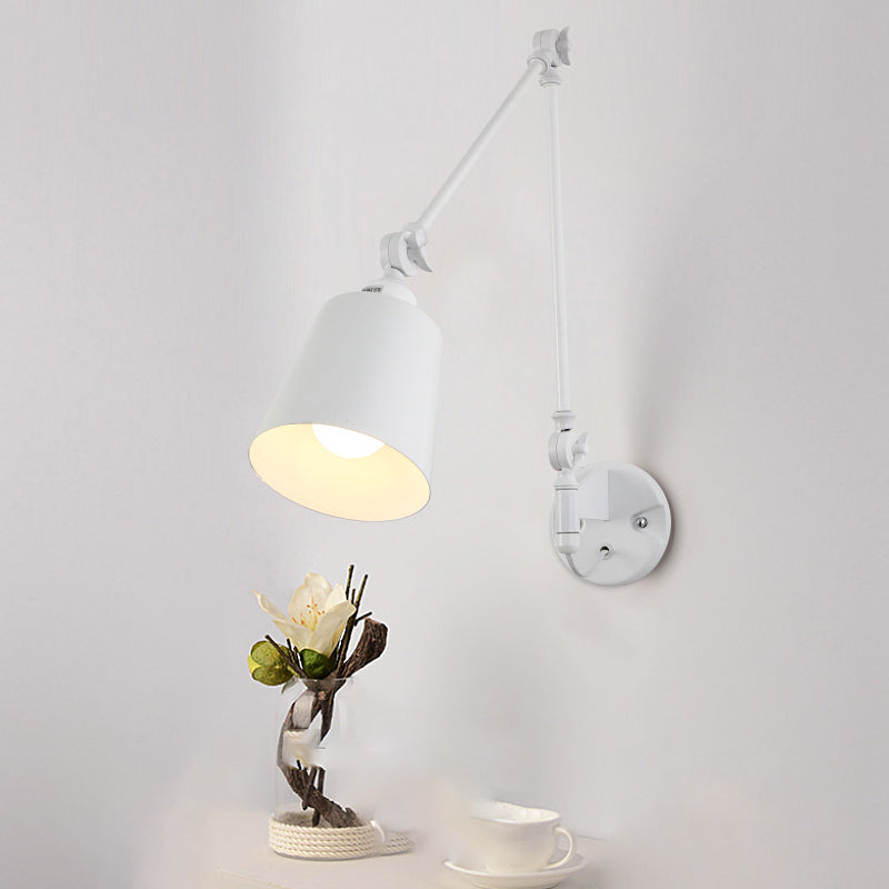 1 Éclair de mur à bras swing léger léger Laut en métal de style moderne