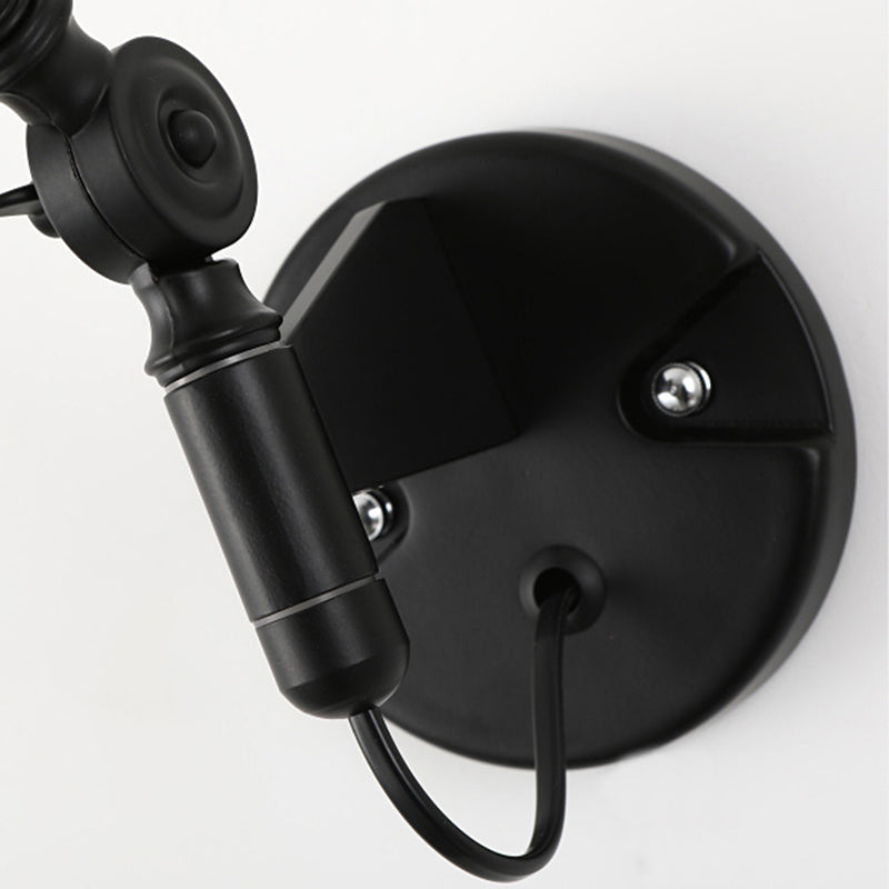 1 Éclair de mur à bras swing léger léger Laut en métal de style moderne