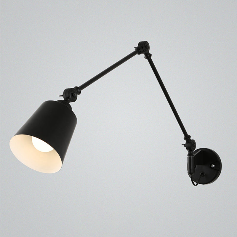 1 Éclair de mur à bras swing léger léger Laut en métal de style moderne