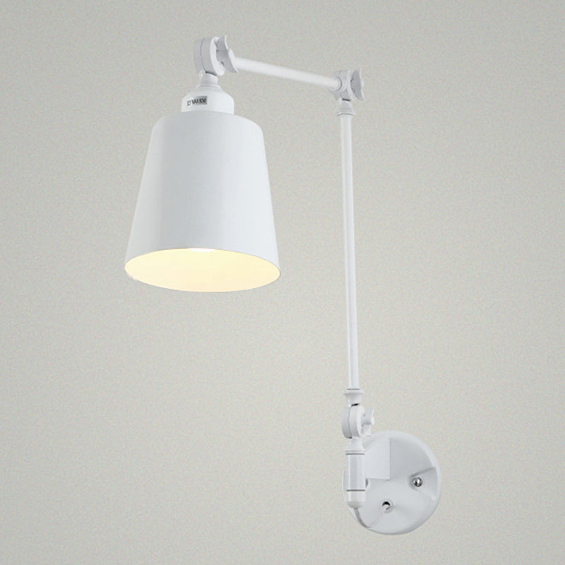 1 Éclair de mur à bras swing léger léger Laut en métal de style moderne