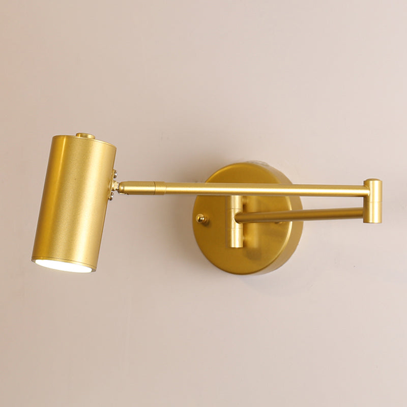 1 Licht geometrische Schattenwandbeleuchtung moderner Metallschwung Arm Leuchte