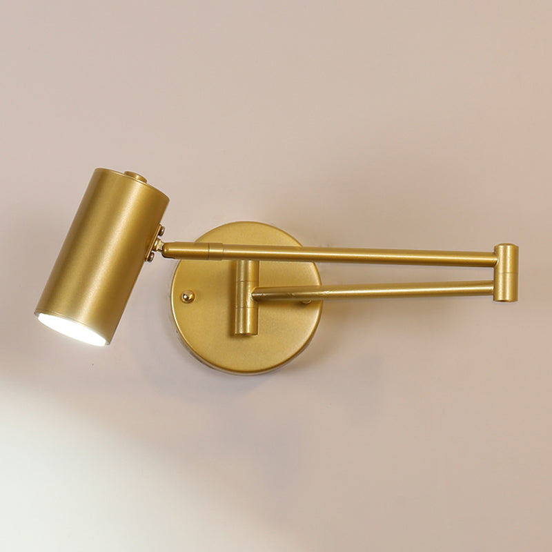 1 Licht geometrische Schattenwandbeleuchtung moderner Metallschwung Arm Leuchte