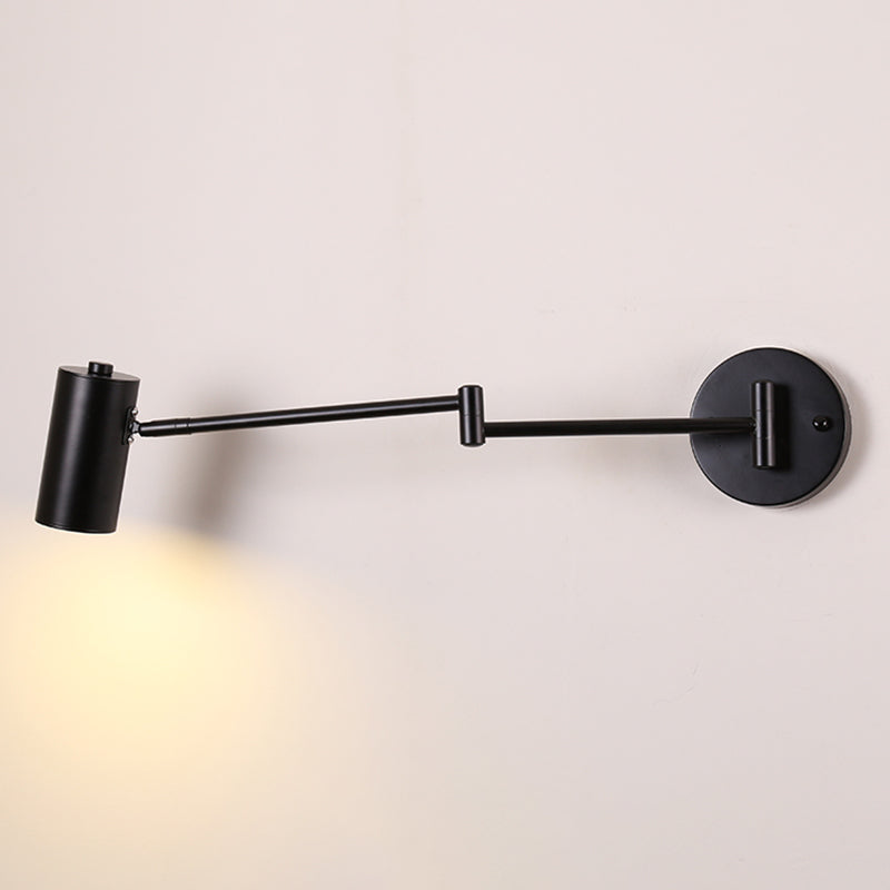 1 Licht geometrische Schattenwandbeleuchtung moderner Metallschwung Arm Leuchte