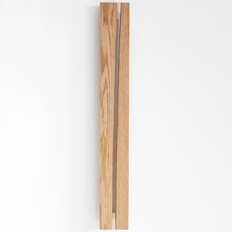 1 Light Rectangle Wall Sconce Lighting Modern Wall Lamp Wood Sconce Lights