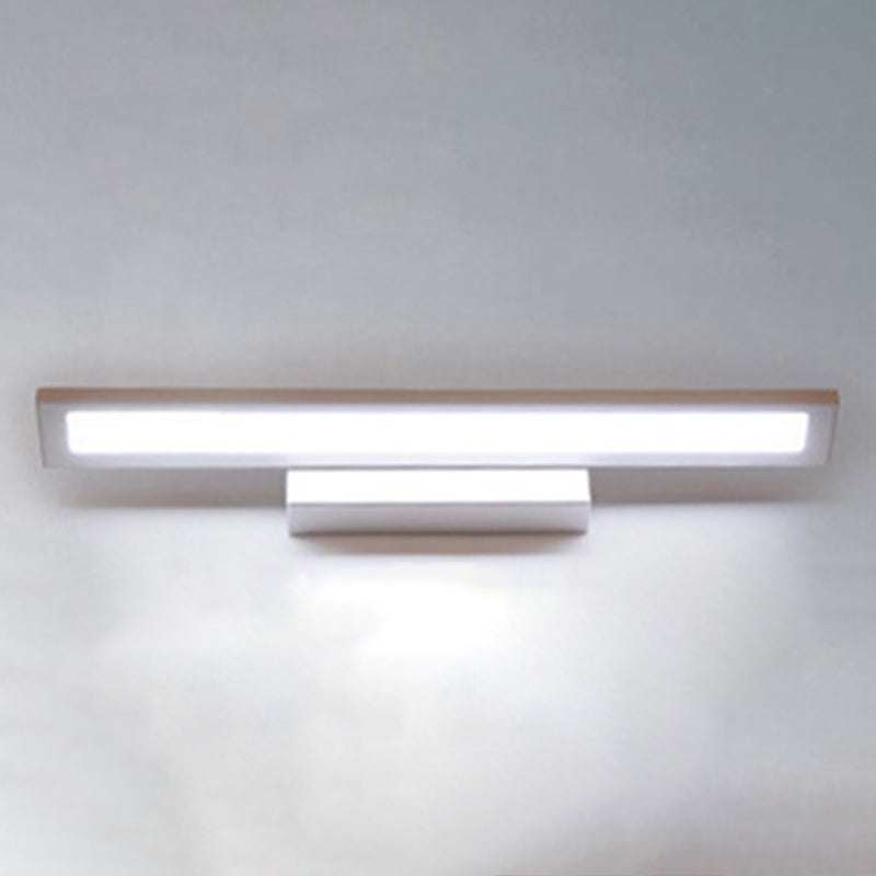 Illuminazione con funce murale rettangolo moderno metallo 1 lampada da parete leggera