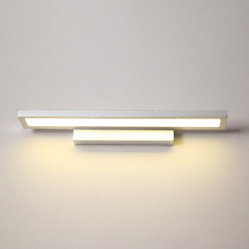 Rectangle Sconce Light Fixture Modern Metal 1 Light Wall Light Fixture