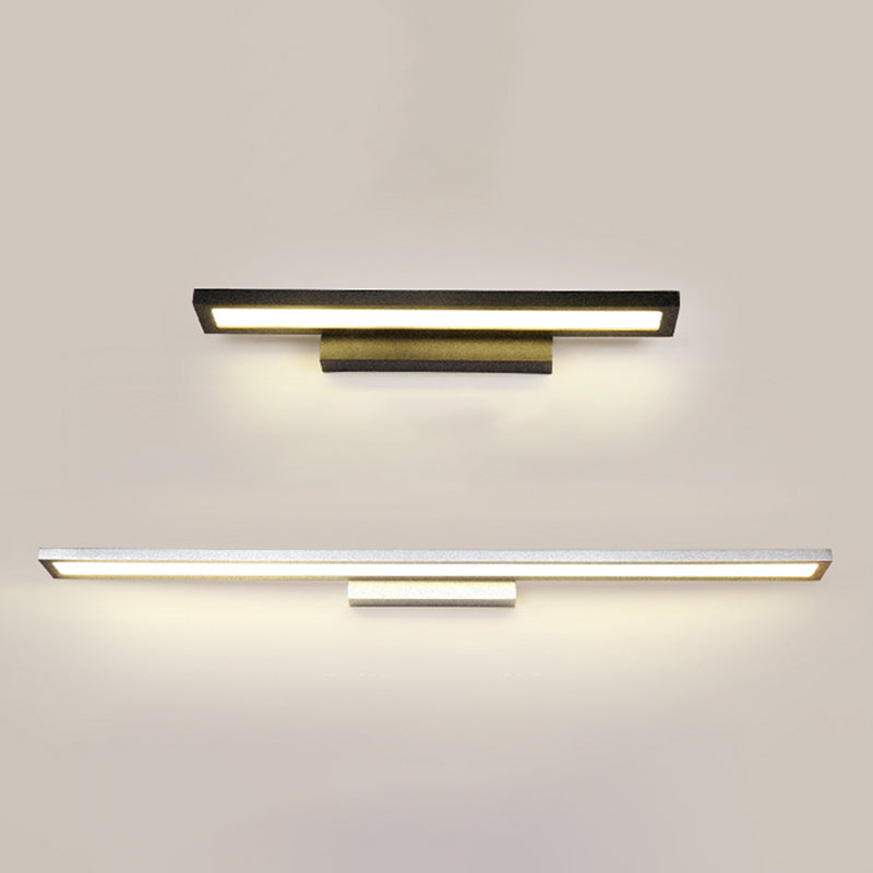 Rectangle Sconce Light Fixture Modern Metal 1 Light Wall Light Fixture