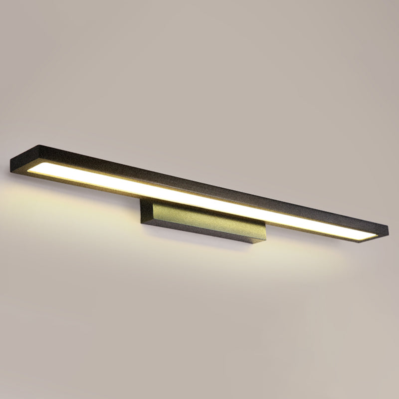 Rectangle Sconce Light Fixture Modern Metal 1 Light Wall Light Fixture
