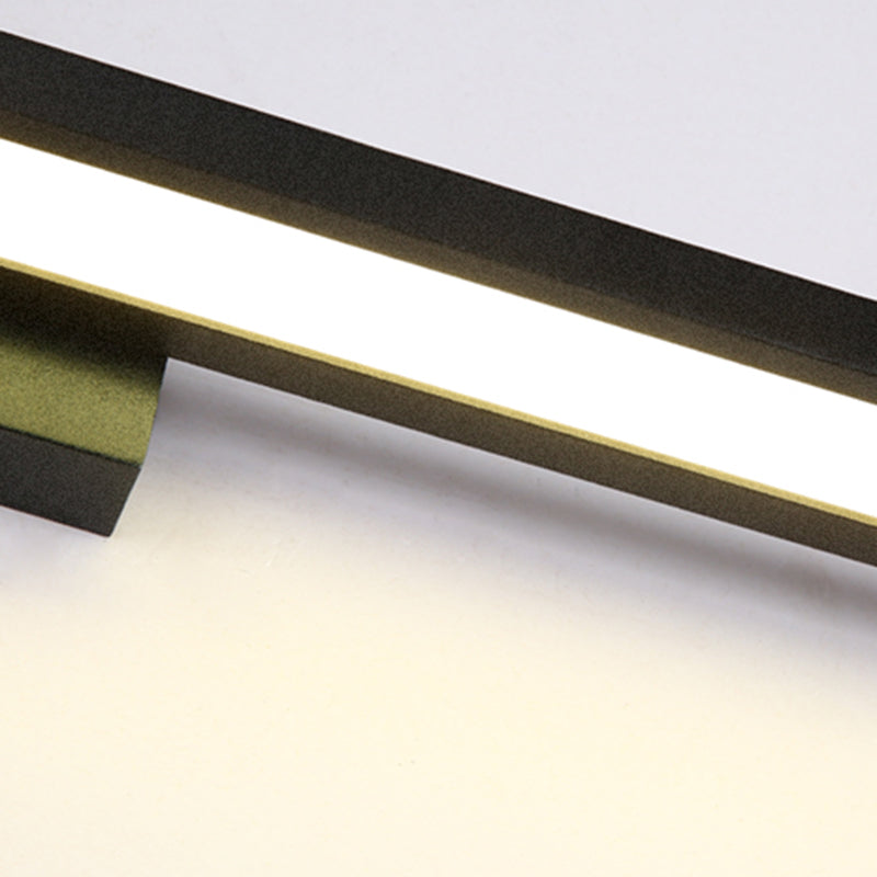 Rectangle Sconce Light Fixture Modern Metal 1 Light Wall Light Fixture