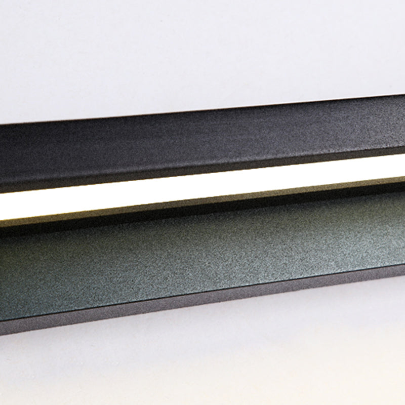 Rectangle Sconce Light Fixture Modern Metal 1 Light Wall Light Fixture