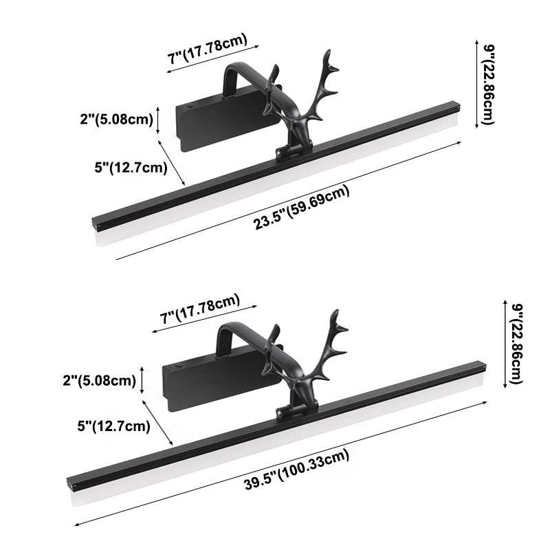 Minimalism American Style LED Vanity Wall Lighting Acrylic Vanity Mirror Lights for Bathroom