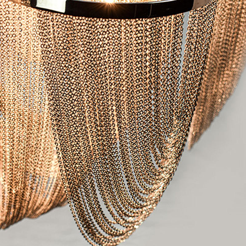 Ketting moderne stijl kroonluchter hanglamp metalen 8-lichts hanglampvoeturen