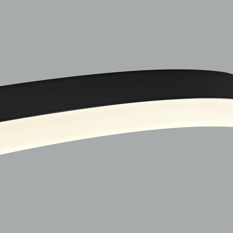 Lampadante a pendente di lusso di lusso a luce contemporanea lampadario circolare leggera per soggiorno