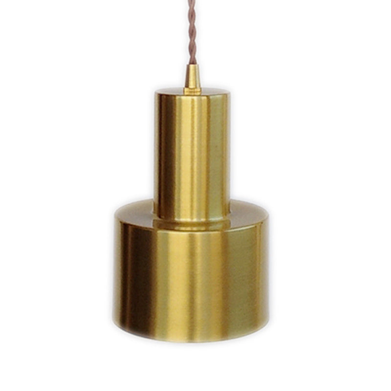 Accesorios de iluminación colgante geométrico de estilo contemporáneo 1 Luces de techo colgantes de luz en oro